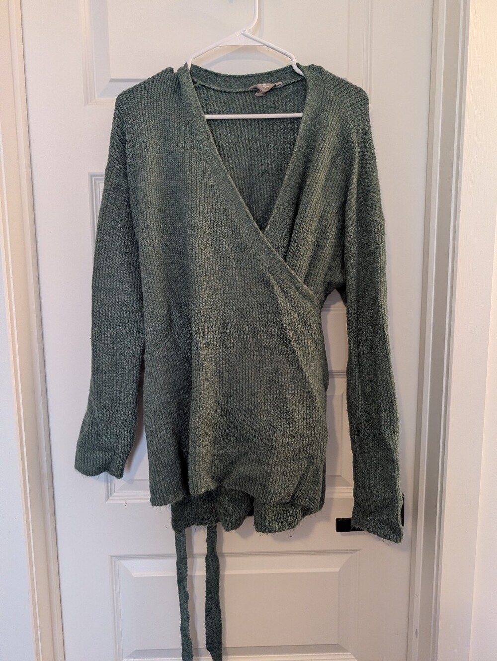 Thyme Maternity Wrap V-Neck Sweater